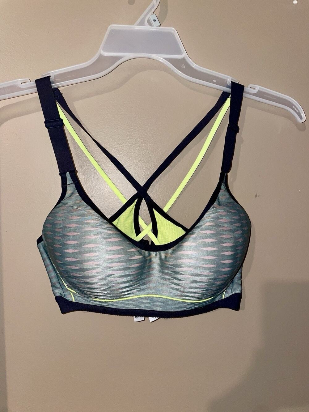 Victoria’s Secret Victoria Sport Bra 34C Strappy Racerback High Impact Athletic